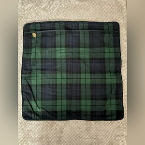 Pier 1  Plaid Pillow Cover | Size: 18 X 18 | Color: Navy/Green